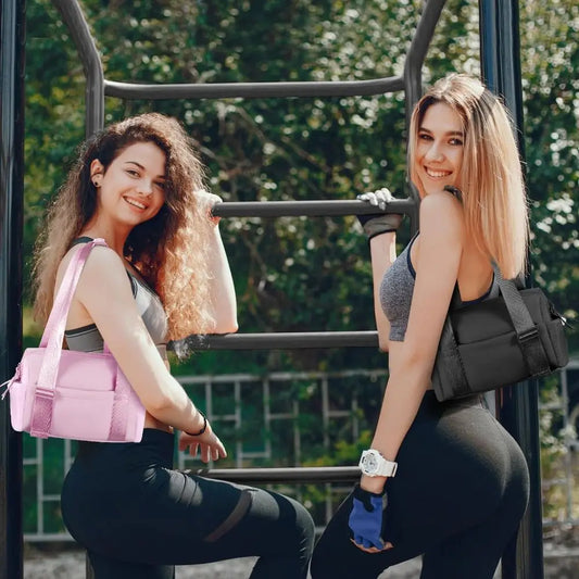 Waterproof Gym Duffle Bag for Women – Large Capacity Nylon Fitness Tote, Multipurpose Sports Handbag